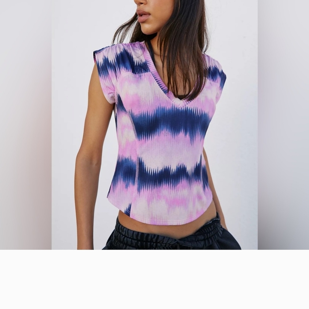 Free People Movement True North Printed Athletic Tee